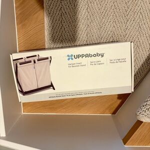 BNIB UPPABABY Vista Hamper Inserts for Bassinet Stand Cream Ivory White